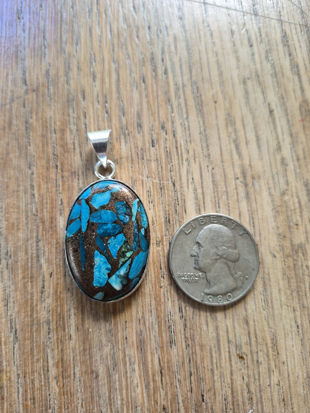Copper Chrysocolla Pendant